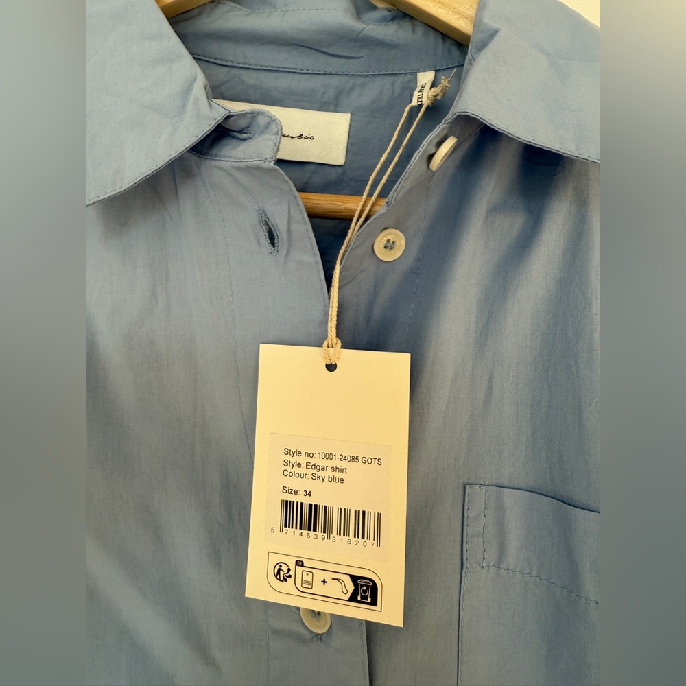 NWT skall studio edgar shirt 100% organic cotton - Picture 2 of 3